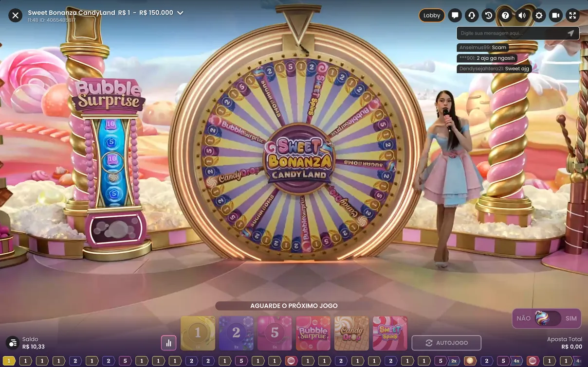 Caracter&iacute;sticas do Sweet Bonanza Candyland