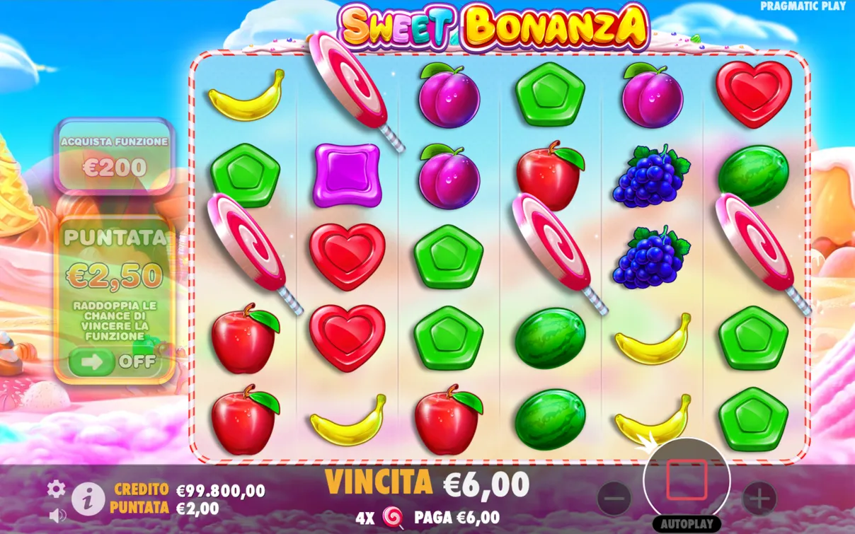 Vantaggi del gioco gratuito Sweet Bonanza