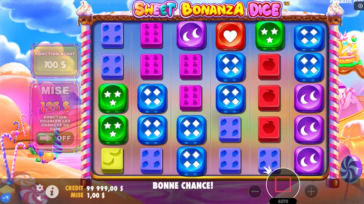 Derri&egrave;re les coulisses : Sweet Bonanza Dice par Pragmatic Play