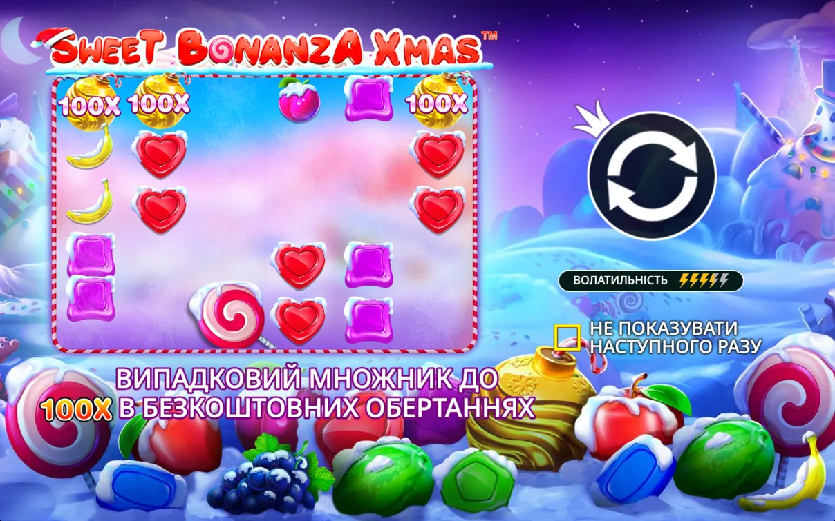 Sweet Bonanza Xmas &ndash; Особливості гри